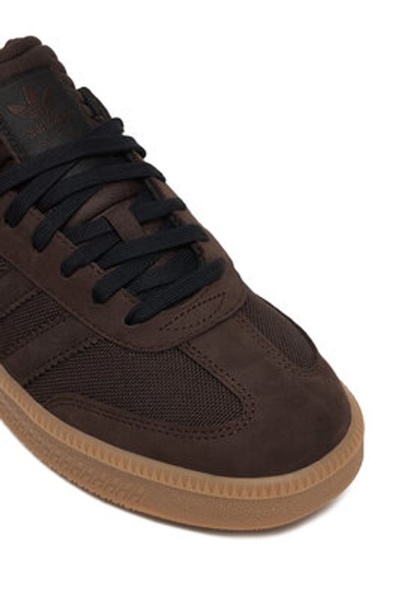 Adidas - adidas Sneakersy Samba Xlg IH4346 Brązowy. Kolor: brązowy. Materiał: materiał