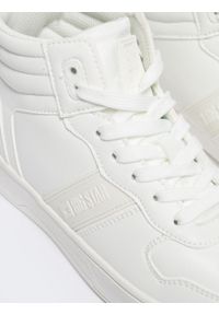 Big-Star - Sneakersy męskie sportowe białe KK174134 101. Kolor: biały. Materiał: skóra, syntetyk, dresówka, jeans. Szerokość cholewki: normalna. Sezon: jesień. Sport: turystyka piesza #4