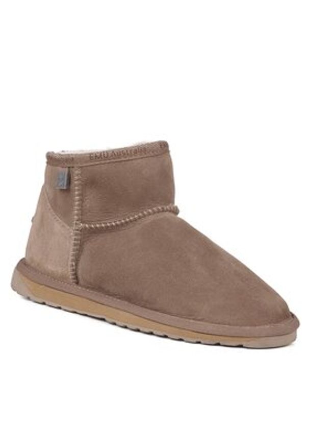 EMU Australia Śniegowce Platinum Slim Wp11875 Beżowy. Kolor: beżowy. Materiał: skóra