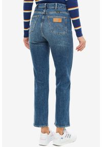 Wrangler - WRANGLER RETRO STRAIGHT DAMSKIE SPODNIE JEANSOWE DARK BLUE NOISE W238WB049. Styl: retro #3