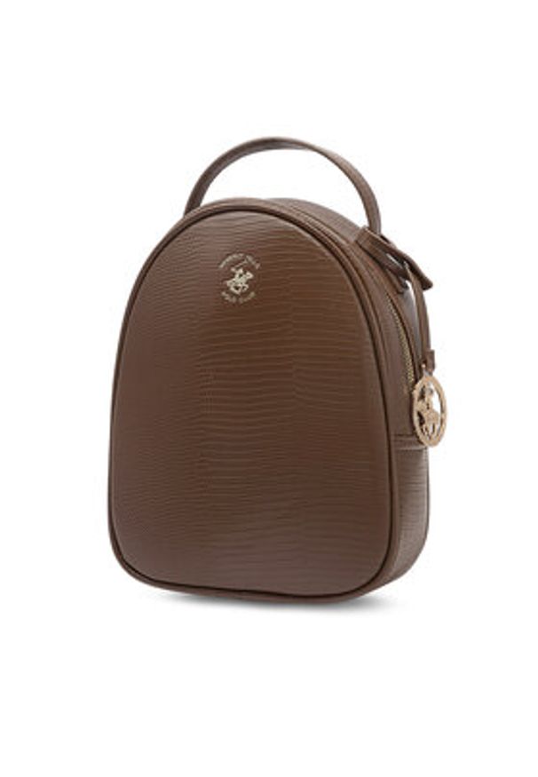 Beverly Hills Polo Club Plecak BHPC-W-06-A23 Brązowy. Kolor: brązowy. Materiał: poliester, materiał