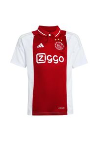 Adidas - Koszulka Ajax Amsterdam 24/25 Home Kids. Kolor: biały. Materiał: materiał