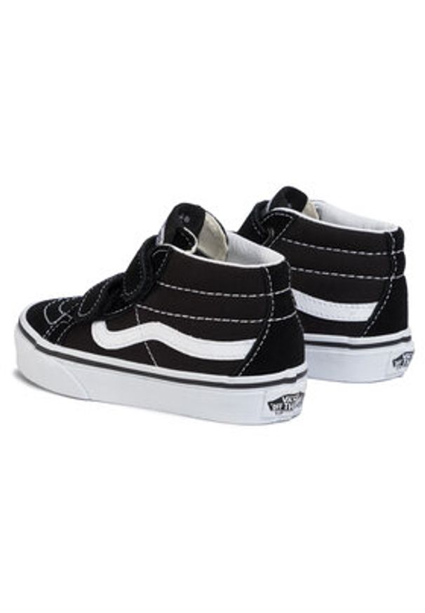 Vans Tenisówki Sk8-Mid Reissue V VN00018T6BT1 Czarny. Kolor: czarny. Materiał: skóra, zamsz