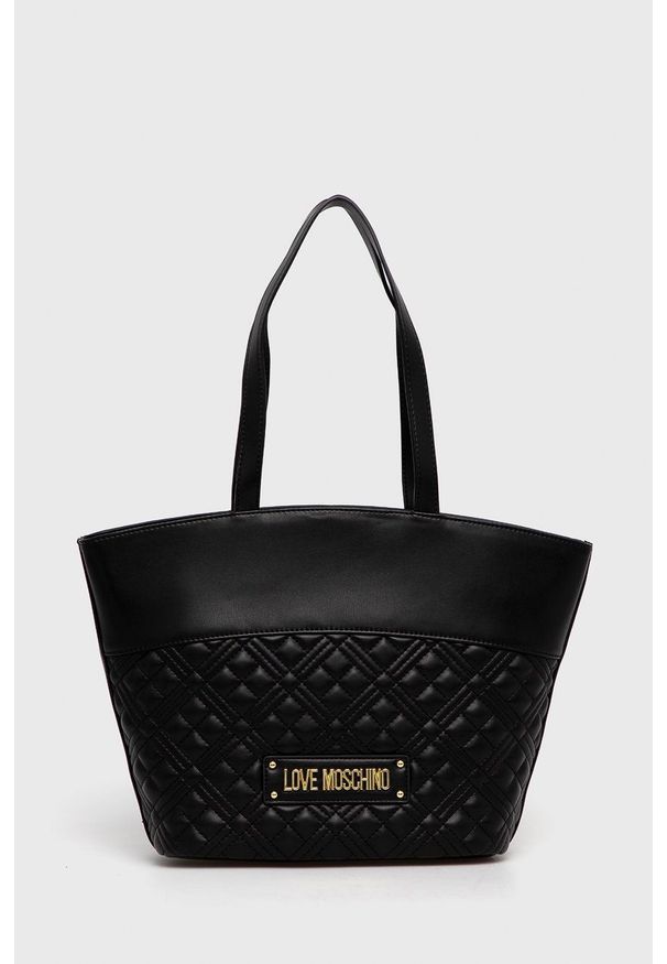 Love Moschino torebka kolor czarny. Kolor: czarny. Rodzaj torebki: na ramię