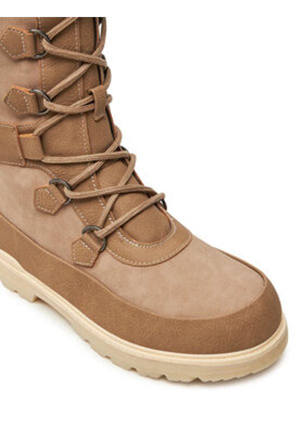 Kimberfeel Śniegowce Adara Brązowy. Kolor: brązowy. Materiał: skóra