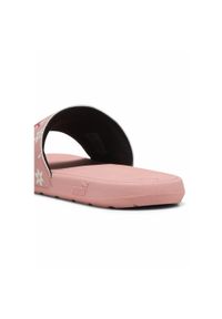 Puma - Młodzieżowe klapki Cool Cat 2.0 Daisies PUMA Pink Fruit White Almost Apricot. Kolor: pomarańczowy, biały, wielokolorowy, różowy. Wzór: nadruk. Styl: młodzieżowy