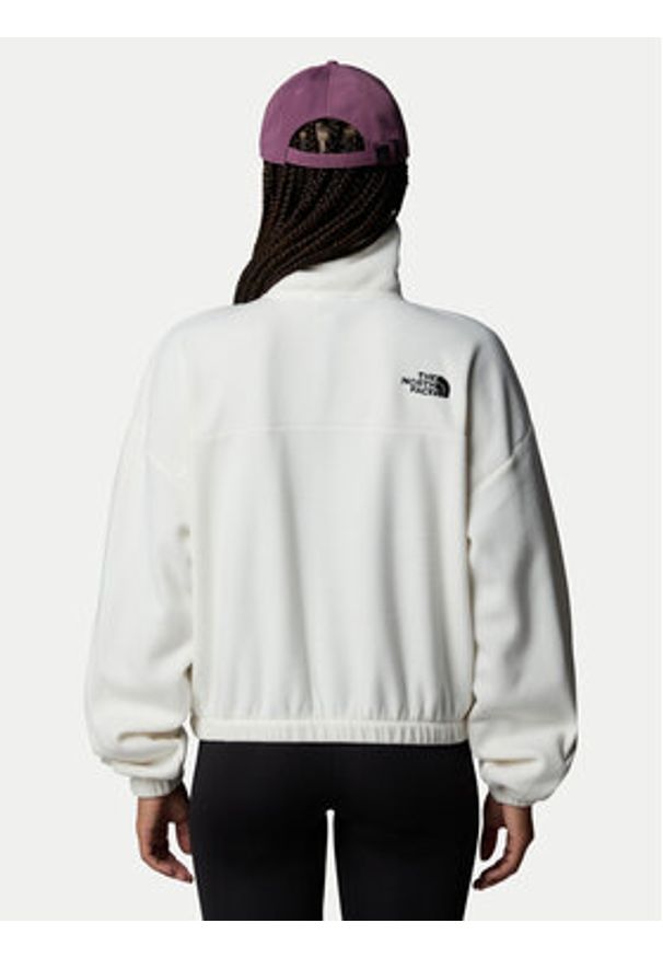 The North Face Polar Glacier NF0A89J9 Écru Regular Fit. Materiał: syntetyk