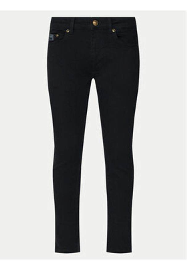 Versace Jeans Couture Jeansy 78GAB5K0 Czarny Skinny Fit. Kolor: czarny
