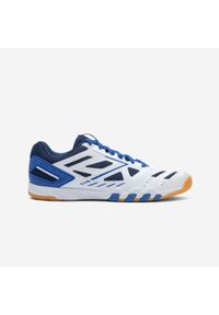 ARTENGO - Buty do tenisa stołowego Pongori TTS 560. Kolor: biały, niebieski, wielokolorowy. Materiał: materiał. Szerokość cholewki: normalna. Sport: tenis