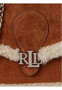 Lauren Ralph Lauren - LAUREN RALPH LAUREN Torebka 432980754001 Brązowy. Kolor: brązowy. Materiał: skórzane #7