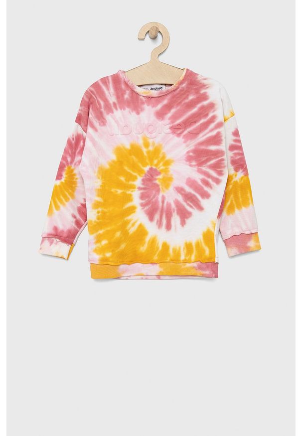 Desigual bluza dziecięca wzorzysta. Materiał: materiał, bawełna, dzianina