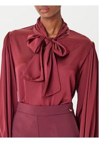 Rinascimento Bluzka CFC0126202003 Bordowy Loose Fit. Kolor: czerwony. Materiał: syntetyk
