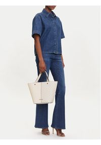 MICHAEL Michael Kors Torebka Flora 30T5GFFT2B Beżowy. Kolor: beżowy. Materiał: skórzane