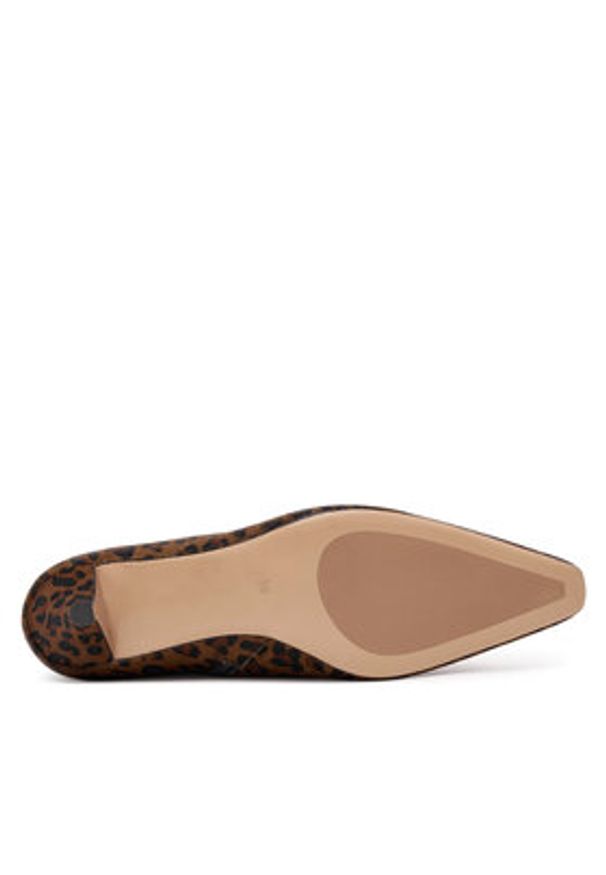 TwinSet - TWINSET Botki 252TCP222 Brązowy. Kolor: brązowy. Materiał: skóra