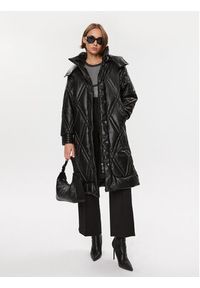 Guess Kurtka przejściowa W3BL30 WFSP0 Czarny Regular Fit. Kolor: czarny. Materiał: skóra #5