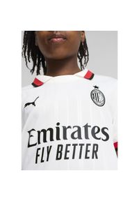 Puma - Młodzieżowa koszulka wyjazdowa AC Milan 24/25 PUMA White. Kolor: biały