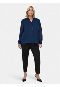 ONLY Carmakoma Chinosy Peach 15312306 Czarny Slim Fit. Kolor: czarny. Materiał: syntetyk #6