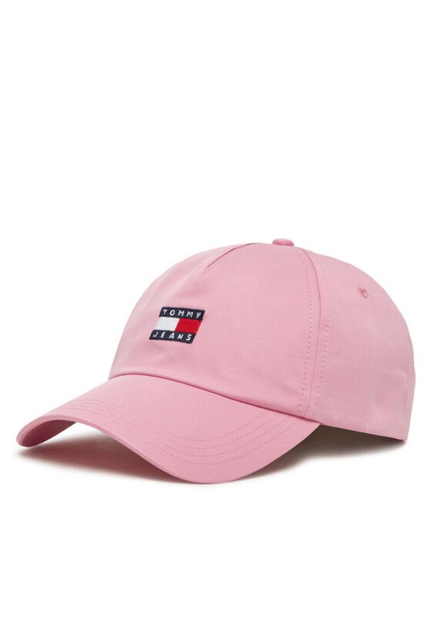 Tommy Jeans Czapka z daszkiem Heritage Core 5 Panel AW0AW16991 Brązowy. Kolor: brązowy. Materiał: materiał, bawełna