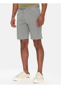 BOSS Szorty materiałowe 50536884 Niebieski Slim Fit. Kolor: niebieski. Materiał: bawełna #1