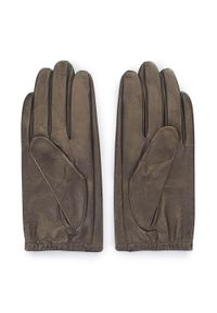 Wittchen - Damskie rękawiczki z gładkiej skóry. Kolor: brązowy. Materiał: skóra. Wzór: gładki. Styl: elegancki #4