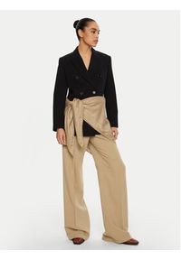 Calvin Klein Chusta K60K612971 Beżowy. Kolor: beżowy. Materiał: poliester, materiał