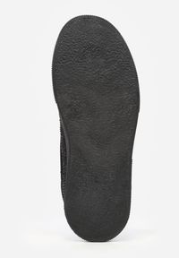 Renee - Czarne Sneakersy na Platformie Ozdobione Cyrkoniami Kyllyss. Okazja: na randkę, na spacer. Kolor: czarny. Materiał: jeans. Wzór: aplikacja. Obcas: na platformie. Sport: turystyka piesza #4