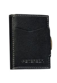 Portfel męski Peterson PTN W882-CF czarny. Kolor: czarny. Materiał: skóra