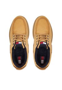 Tommy Jeans Półbuty Archive '01 Boat Shoe EM0EM01703 Żółty. Kolor: żółty. Materiał: skóra #4