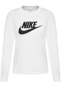 Nike Bluzka Sportswear BV6171 Beżowy Regular Fit. Kolor: beżowy. Materiał: bawełna