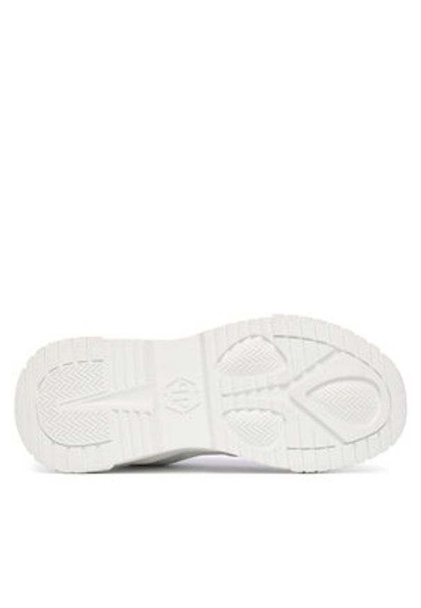 Philipp Plein - PHILIPP PLEIN Sneakersy New Predator FAES USC0837 PTE003N Biały. Kolor: biały. Materiał: skóra