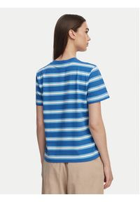 TOMMY HILFIGER - Tommy Hilfiger T-Shirt Logo Embroidery WW0WW48699 Niebieski Regular Fit. Kolor: niebieski. Materiał: bawełna #5