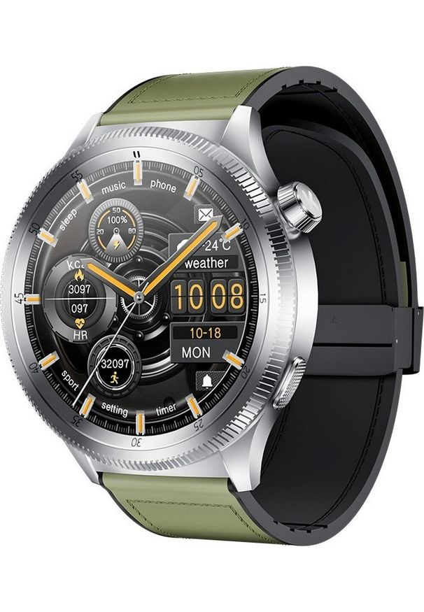 Smartwatch Kumi Gear GT3 Czarny (KU-GT3/SR). Rodzaj zegarka: smartwatch. Kolor: czarny