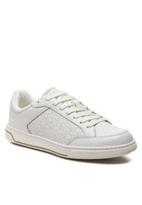 Calvin Klein Sneakersy Low Top Lace Up Lth Perf Mono HM0HM01428 Biały. Kolor: biały #3