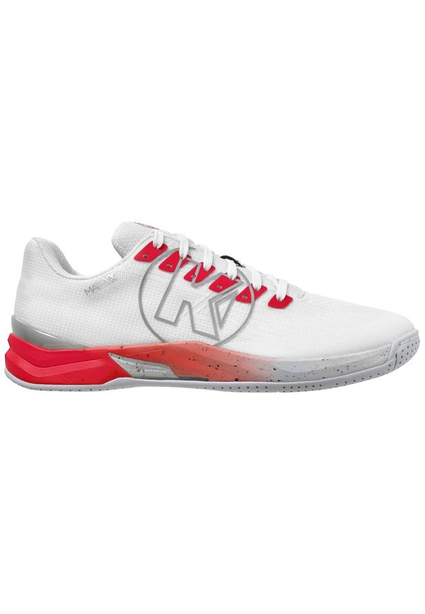 KEMPA - Buty halowe damskie Kempa Attack Pro 2.0. Kolor: biały, czerwony, wielokolorowy