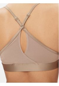 Reebok Biustonosz sportowy Holiday Lux IL4589 Beżowy. Kolor: beżowy. Materiał: syntetyk #5