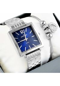 Zestaw damski zegarek Jordan Kerr P9010 srebrny z bransoletką. Kolor: srebrny #1