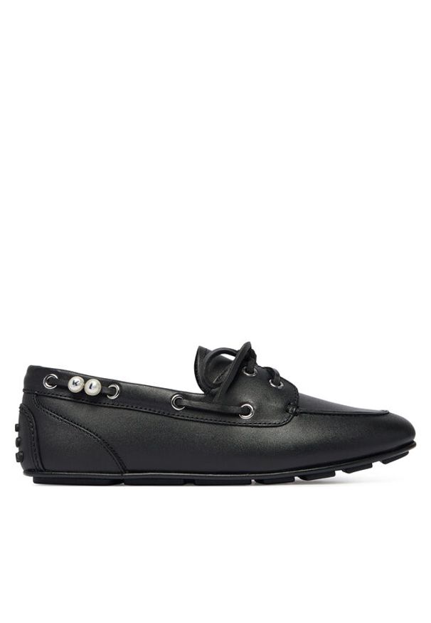 Karl Lagerfeld - KARL LAGERFELD Baleriny KL40825 Czarny. Kolor: czarny. Materiał: skóra