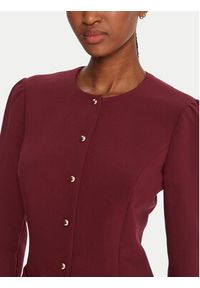 French Connection Sukienka koktajlowa 71ZEU Bordowy Regular Fit. Kolor: czerwony. Materiał: syntetyk. Styl: wizytowy #3