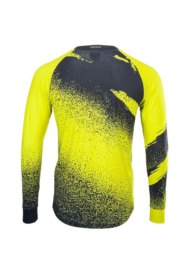 Koszulka męska Silvini Men Jersey Cortino MD1802. Kolor: czarny, wielokolorowy, żółty. Materiał: jersey