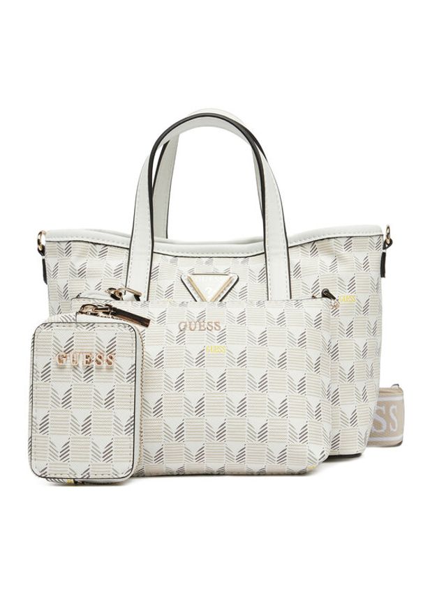 Guess Torebka HWJT93 44750 Biały. Kolor: biały. Materiał: skórzane