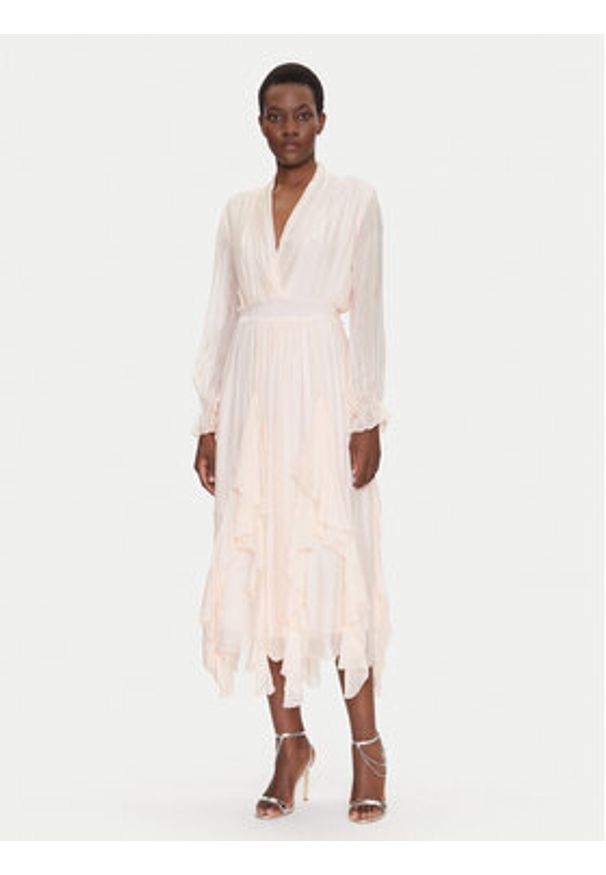 Dixie Sukienka letnia A207W022A Różowy Regular Fit. Kolor: różowy. Materiał: wiskoza. Sezon: lato