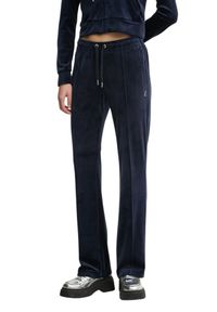 Juicy Couture - JUICY COUTURE Granatowe damskie spodnie dresowe Tina, Rozmiar XS. Kolor: niebieski. Materiał: dresówka #4