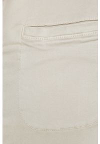 Answear Lab kombinezon kolor beżowy z kołnierzykiemm. Okazja: na co dzień. Kolor: beżowy. Długość rękawa: długi rękaw. Długość: długie. Styl: wakacyjny #5