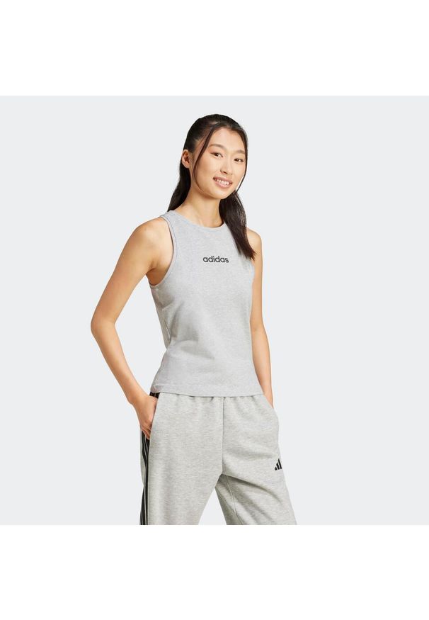 Adidas - Koszulka bez rękawów damska ADIDAS Gym & Pilates. Materiał: bawełna, włókno, materiał. Długość rękawa: bez rękawów. Sport: joga i pilates