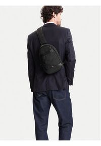 TOMMY HILFIGER - Tommy Hilfiger Plecak Th Nylon Travel Sling Bag AM0AM13572 Czarny. Kolor: czarny. Materiał: materiał #4
