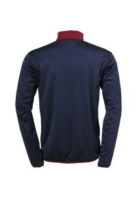 UHLSPORT - Bluza piłkarska dla dzieci Uhlsport Offense 23 1/4 zip. Kolor: czerwony, niebieski, wielokolorowy. Sport: piłka nożna