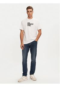 Karl Lagerfeld Jeans T-Shirt 246D1711 Biały Regular Fit. Kolor: biały. Materiał: bawełna #5