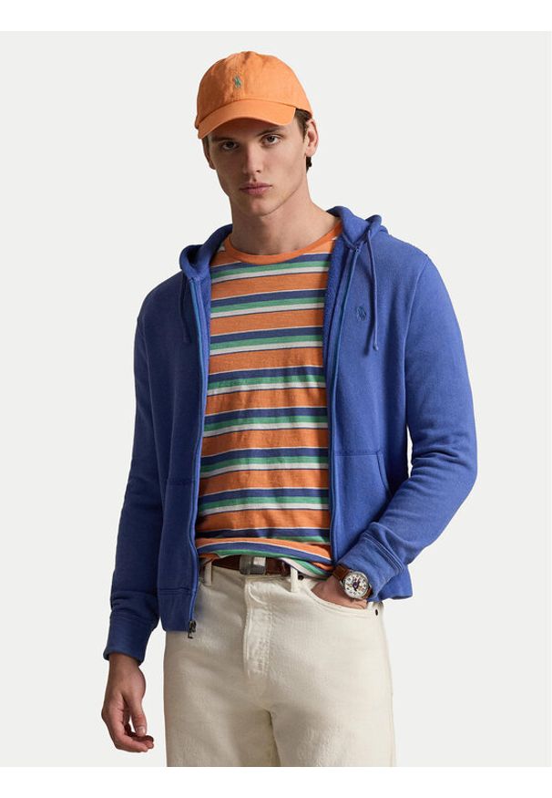 Polo Ralph Lauren Bluza 710A12480003 Niebieski Regular Fit. Typ kołnierza: polo. Kolor: niebieski. Materiał: bawełna