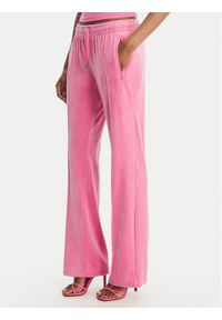 Juicy Couture Spodnie dresowe Tina JCWBJ126327 Różowy Straight Leg. Kolor: różowy. Materiał: syntetyk #1