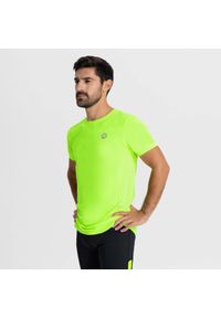 ROGELLI - Koszulka z krótkim rękawem Rogelli Core. Kolor: żółty. Długość rękawa: krótki rękaw. Długość: krótkie. Sport: bieganie, fitness